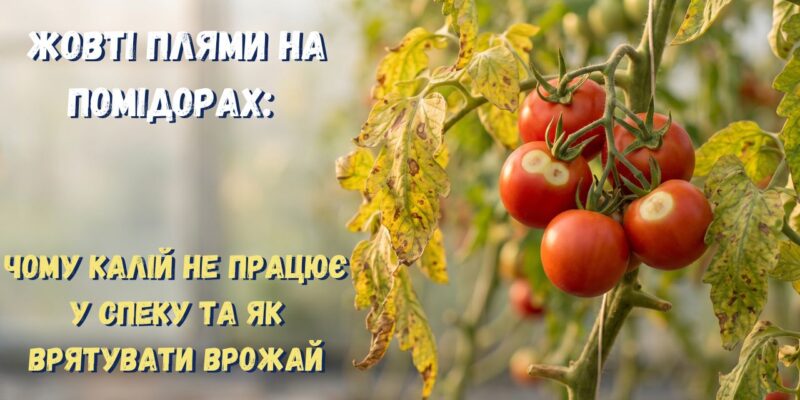 Жовті плями на плодах та листі помідорів: діагностика причин та хвороби томатів