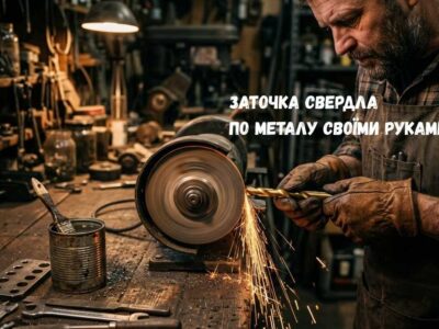 як правильно заточити свердло по металу своїми руками