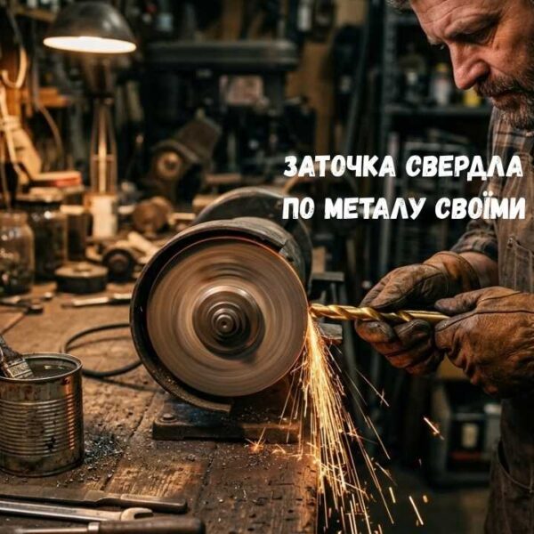 як правильно заточити свердло по металу своїми руками
