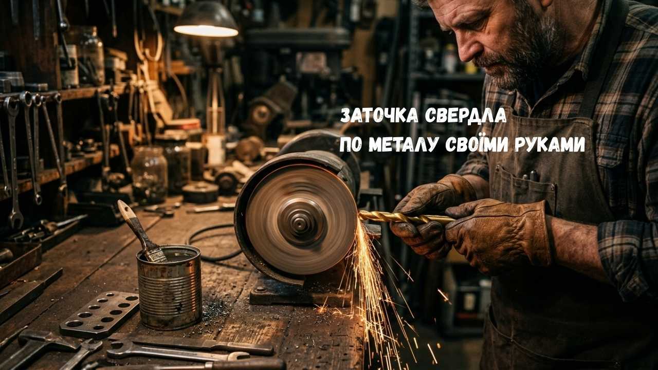 як правильно заточити свердло по металу своїми руками