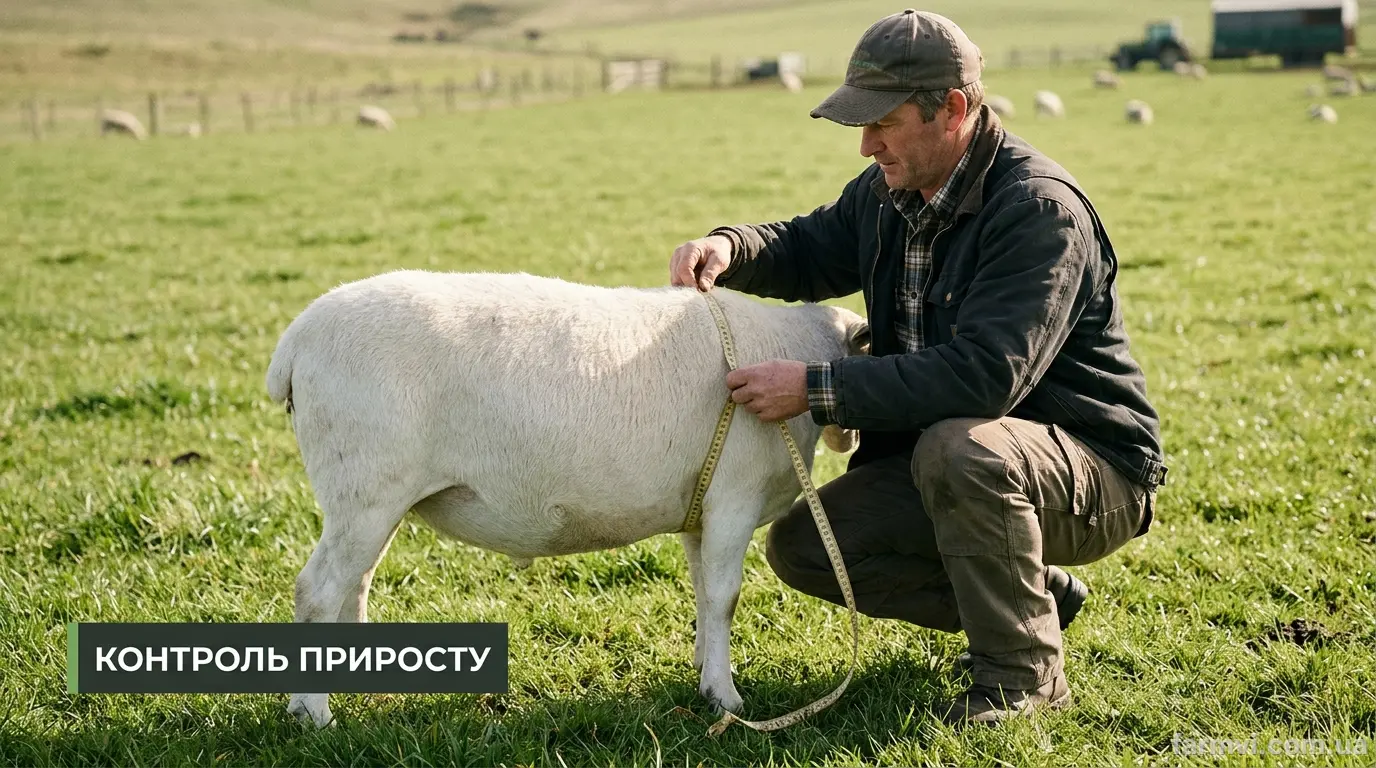 таблиця ваги овець та зважування ягняти на фермі